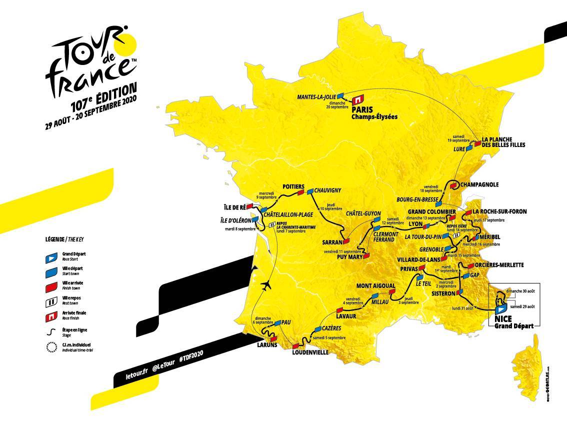 Tour De France 2021 Map